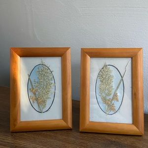 Boho Framed Dried Flowers